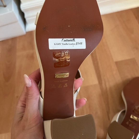 L’Intervalle - Cream Block Heel - Picture 3 of 4